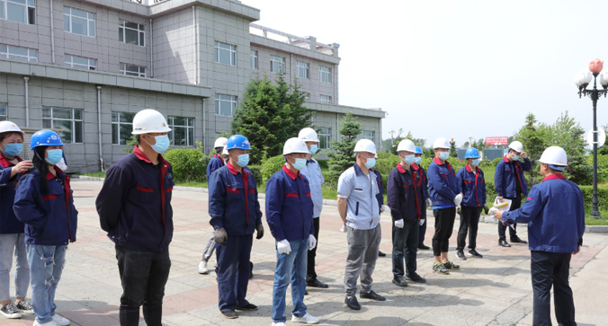 海倫市利民萬佳鍋爐開展政企聯(lián)動安全生產應急演練活動